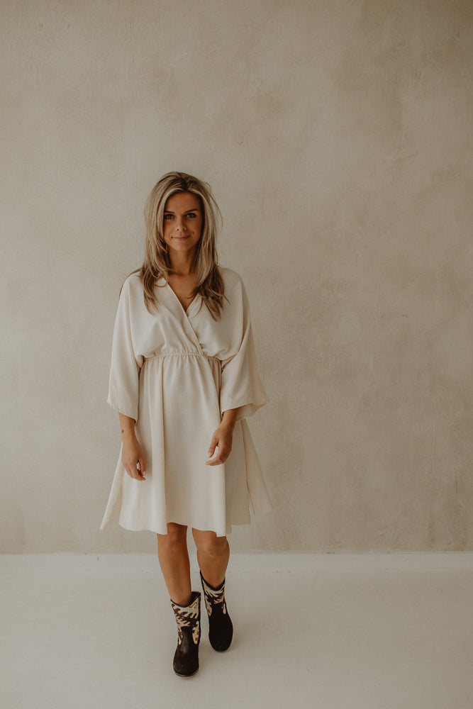 Dress Jip Off White Pre-Order Delivery time 2/3 weeks