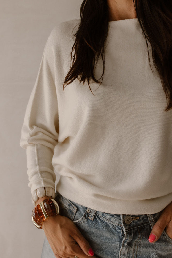 Sweater Mies Soft Blue