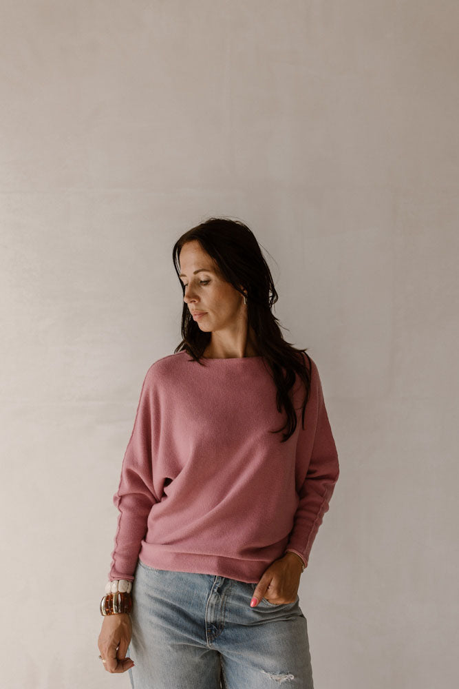Sweater Mies Soft Blue