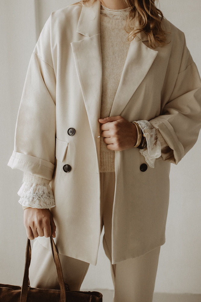 Jacke Lara Creme Vorbestellung Lieferzeit ca. 1 Woche
