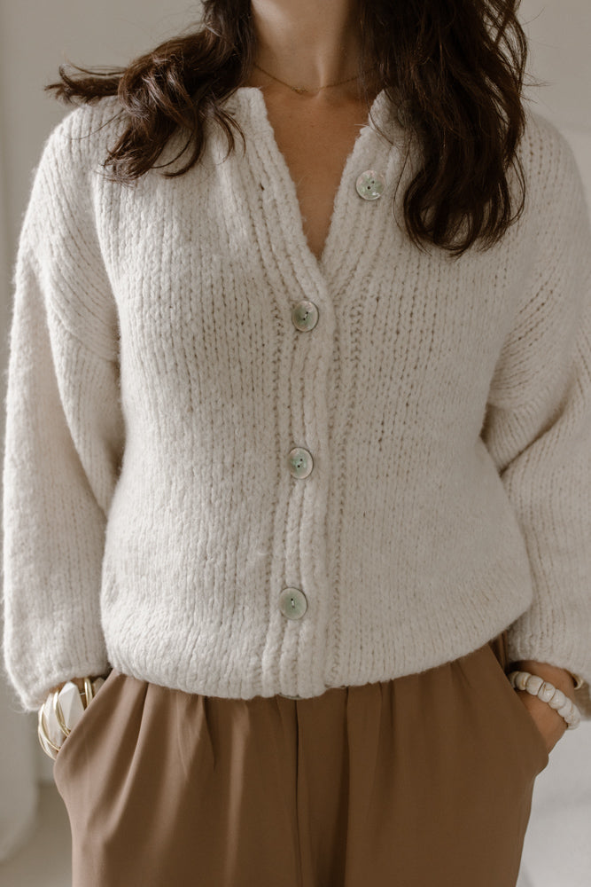 Cardigan Pop cream