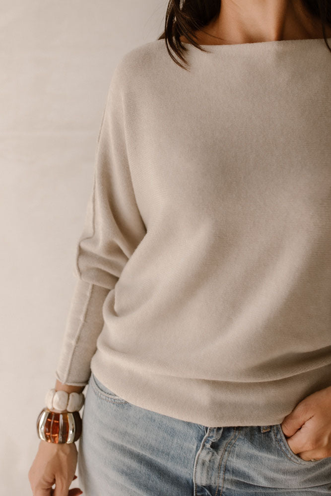 Sweater Mies Soft Blue