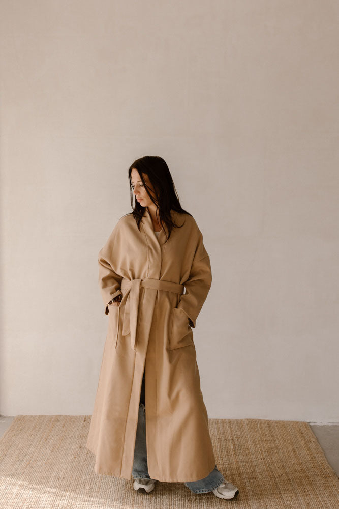Jas Lize Licht Camel