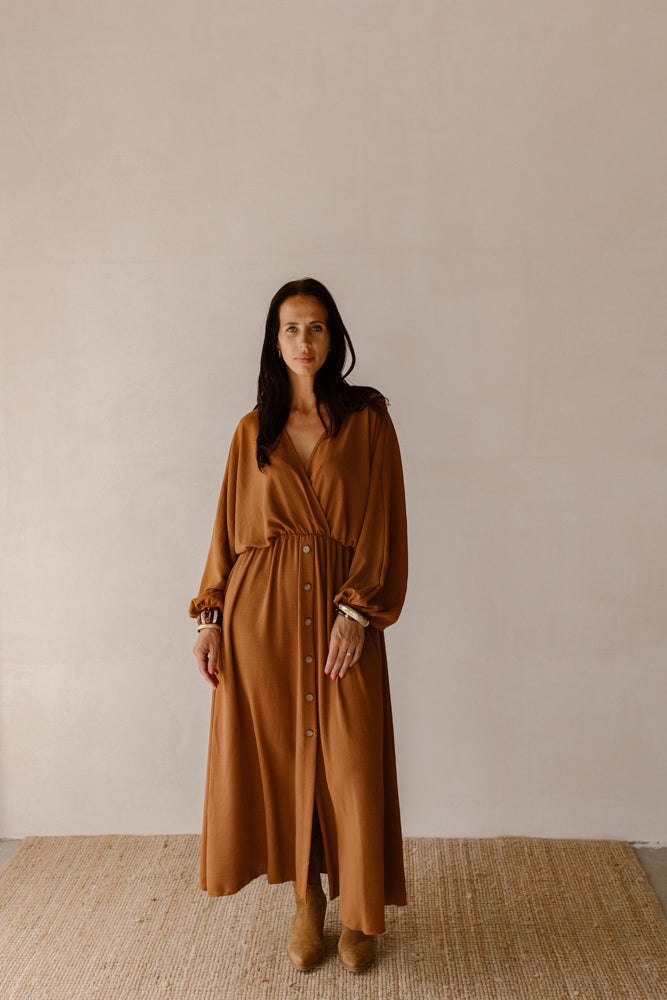 Jurk Luus Camel