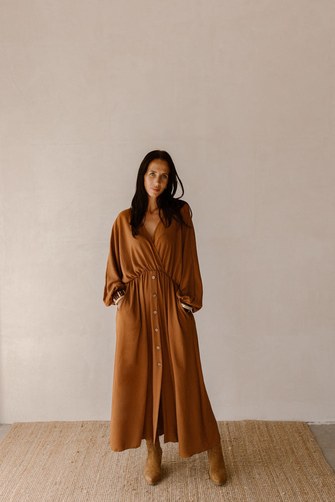 Jurk Luus Camel