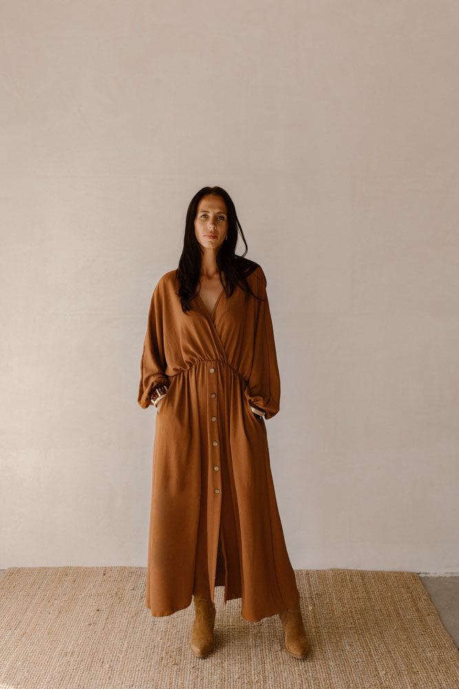 Jurk Luus Camel