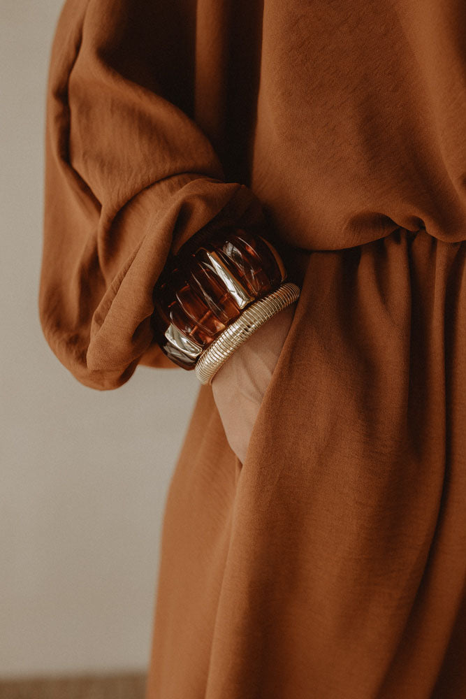 Jurk Luus Camel