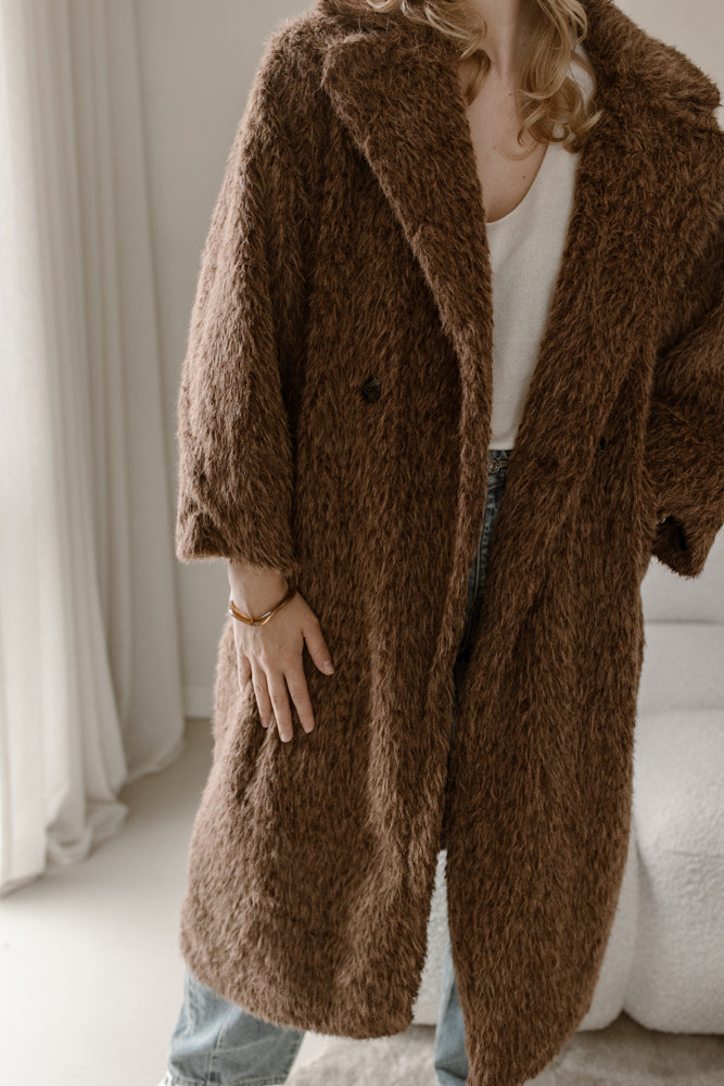 Coat Mees bruin