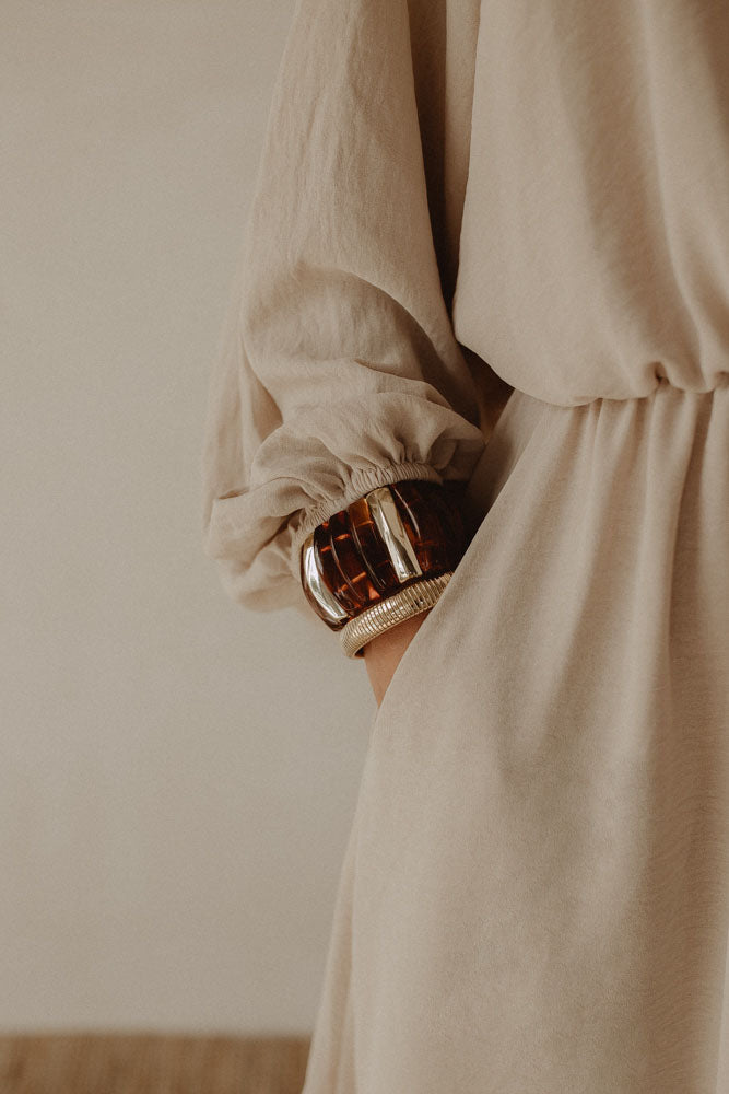 Jurk Luus Beige