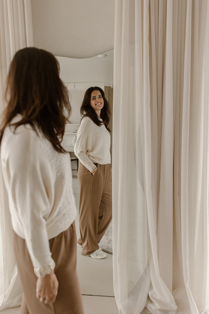 Pullover Suze creme