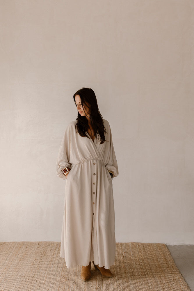 Jurk Luus Beige