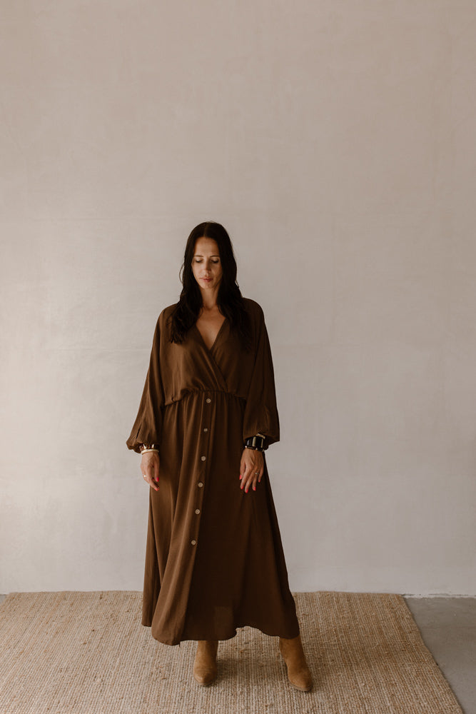 Dress lola dark brown