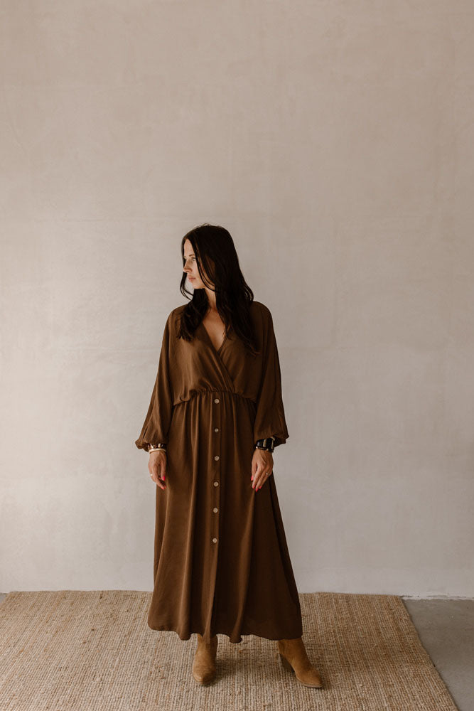 Dress lola dark brown