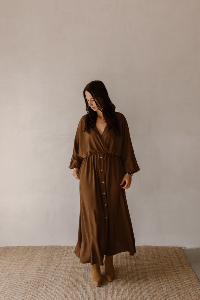 Dress lola dark brown