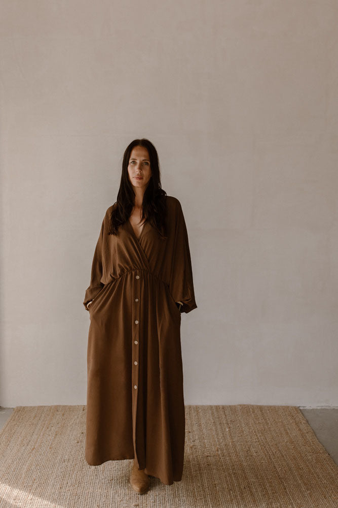 Dress lola dark brown