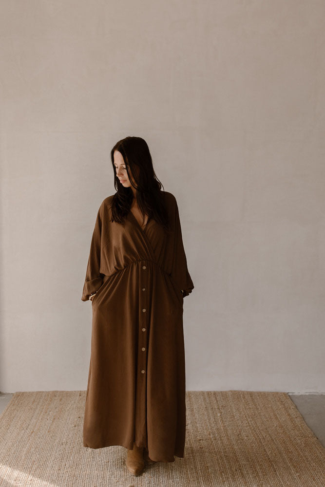 Dress lola dark brown