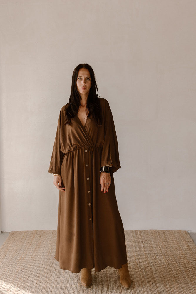 Dress lola dark brown