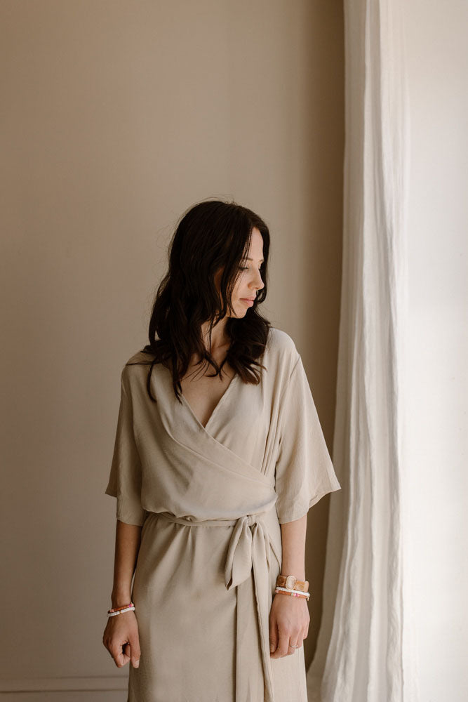 Kleid Noor Beige 2 für €60,-