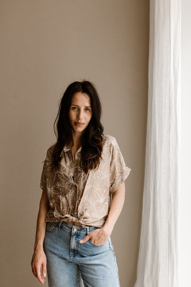 Blouse Jool Camel