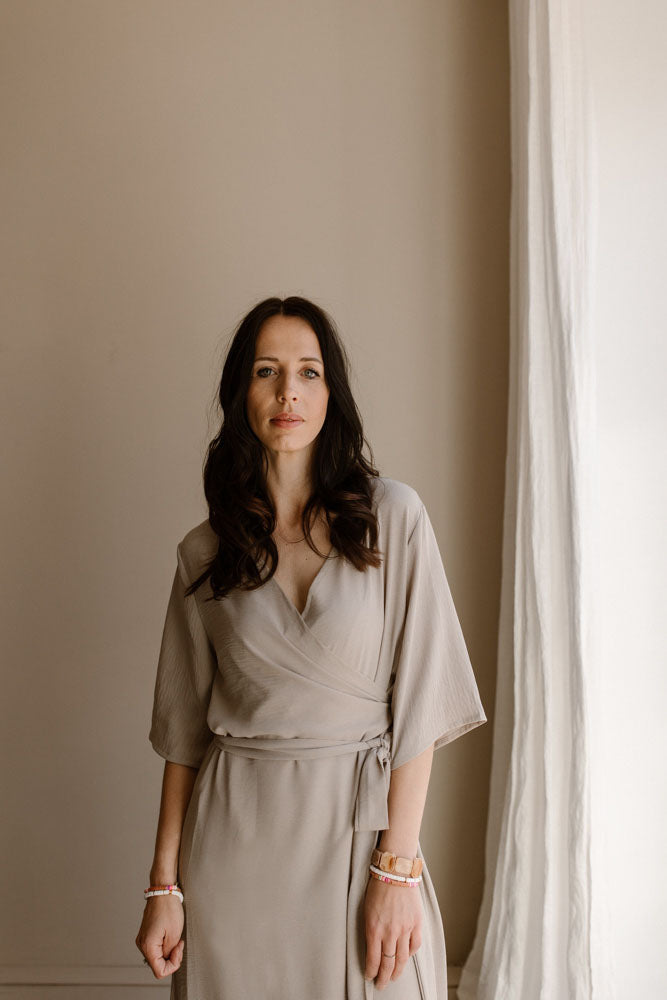 Kleid Noor Beige 2 für €60,-