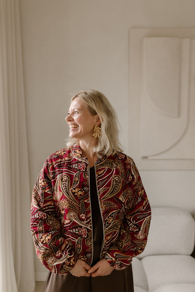 Jacke Jill Warm Bordeaux