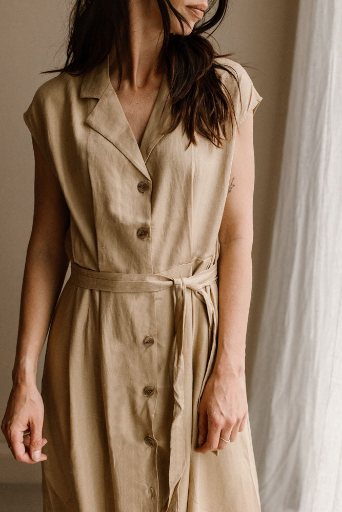 Jurk Floor Camel
