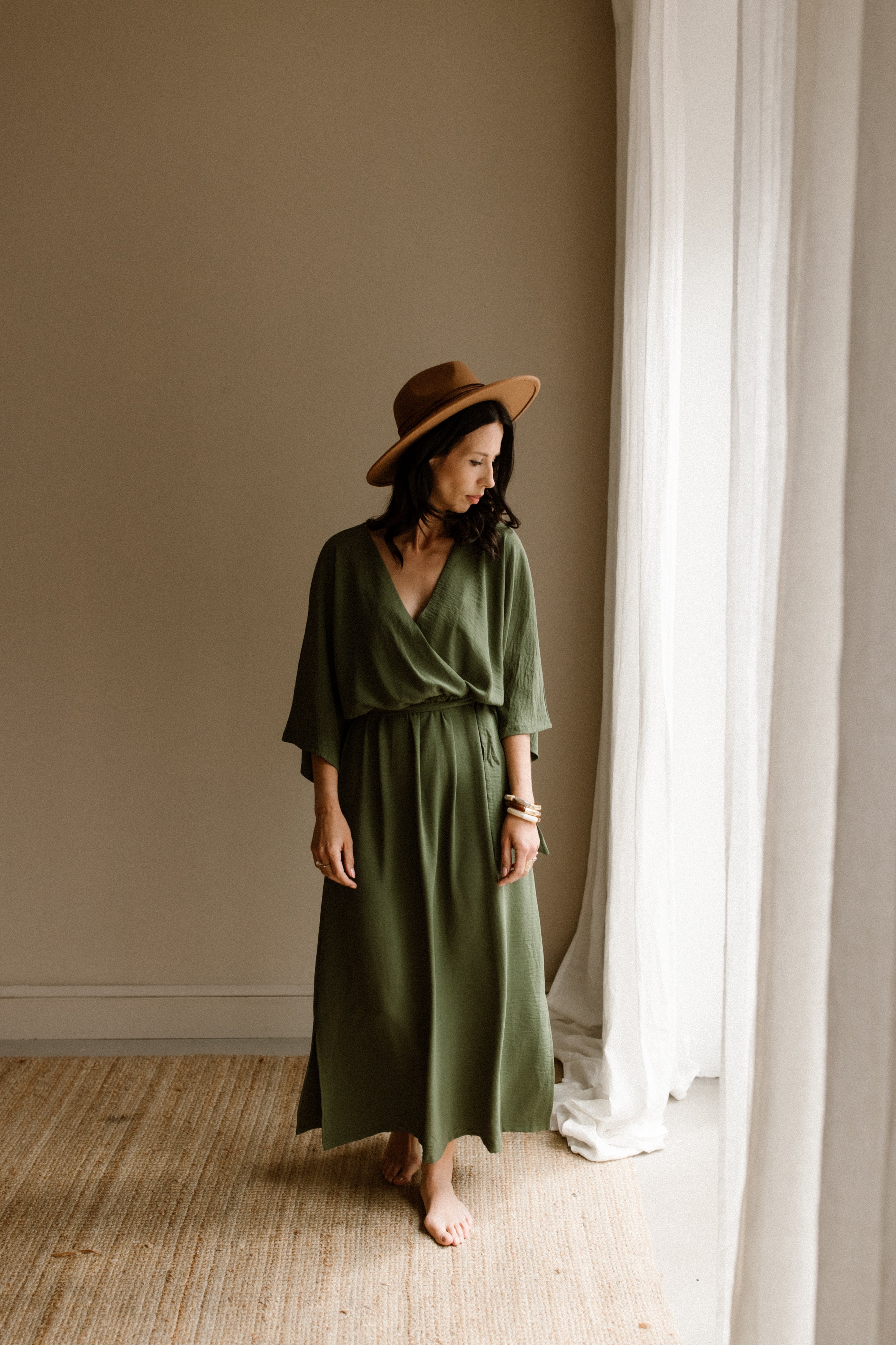 Dress jet light green
