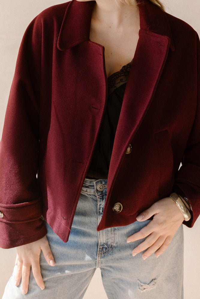 Veste Lena Bordeaux