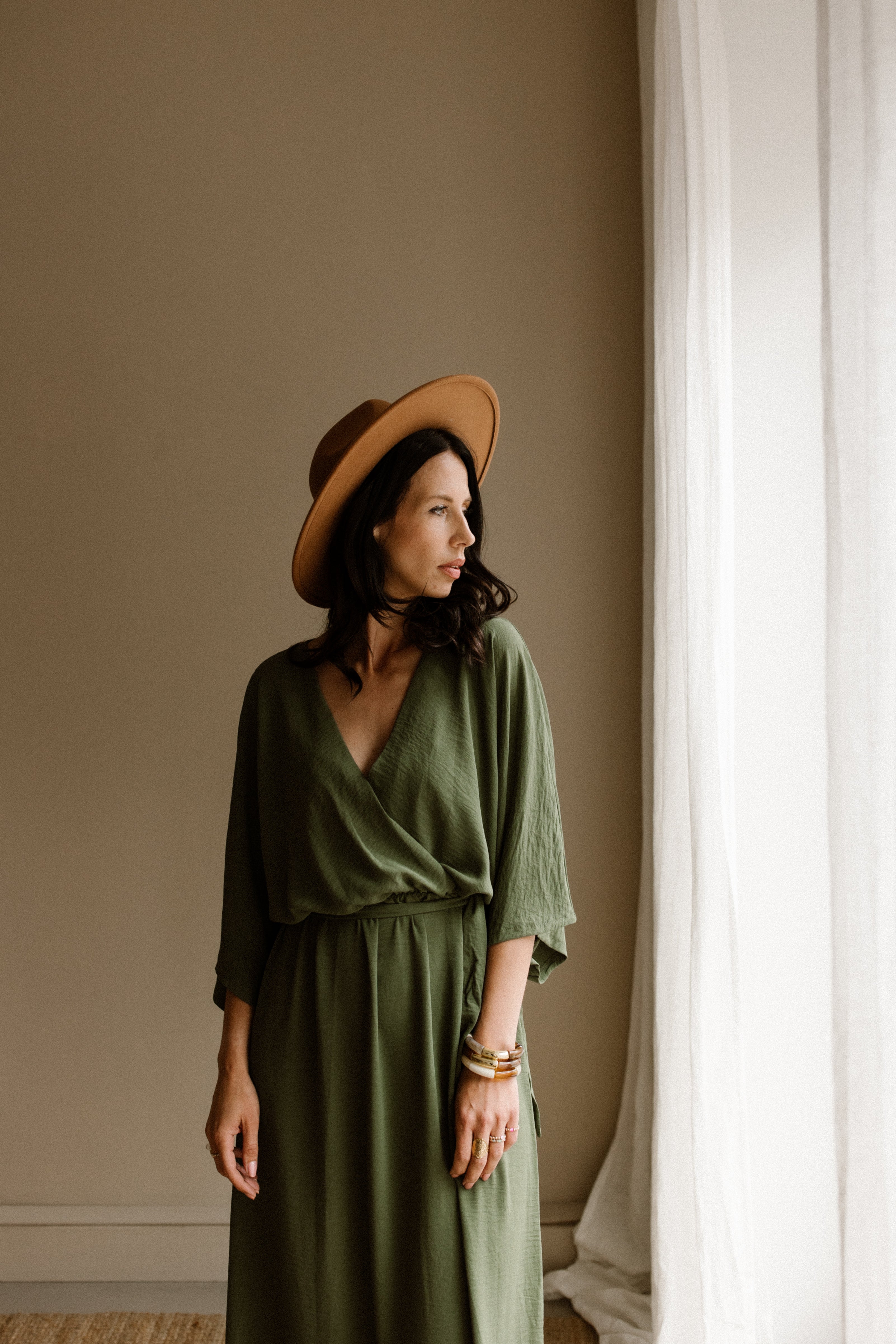 Dress jet light green
