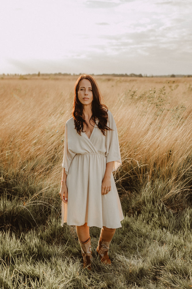 Dress Jip Camel Pre-Order Delivery Time 2/3 Weeks