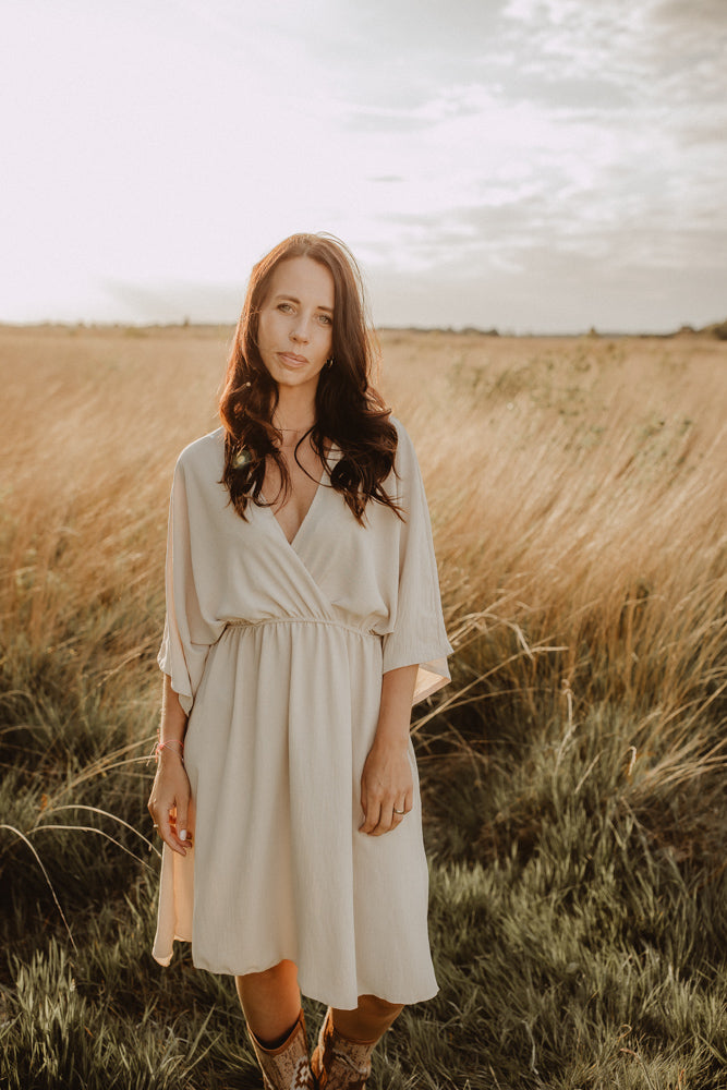 Dress Jip Camel Pre-Order Delivery Time 2/3 Weeks