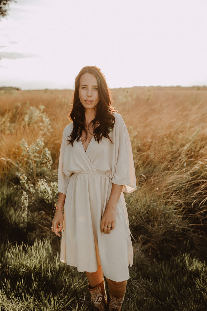 Dress Jip Camel Pre-Order Delivery Time 2/3 Weeks