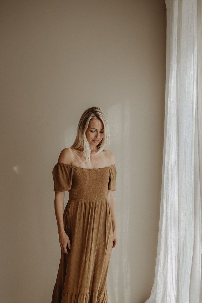 Jurk Audrey Camel