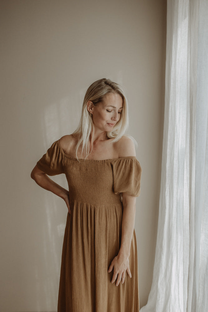 Jurk Audrey Camel