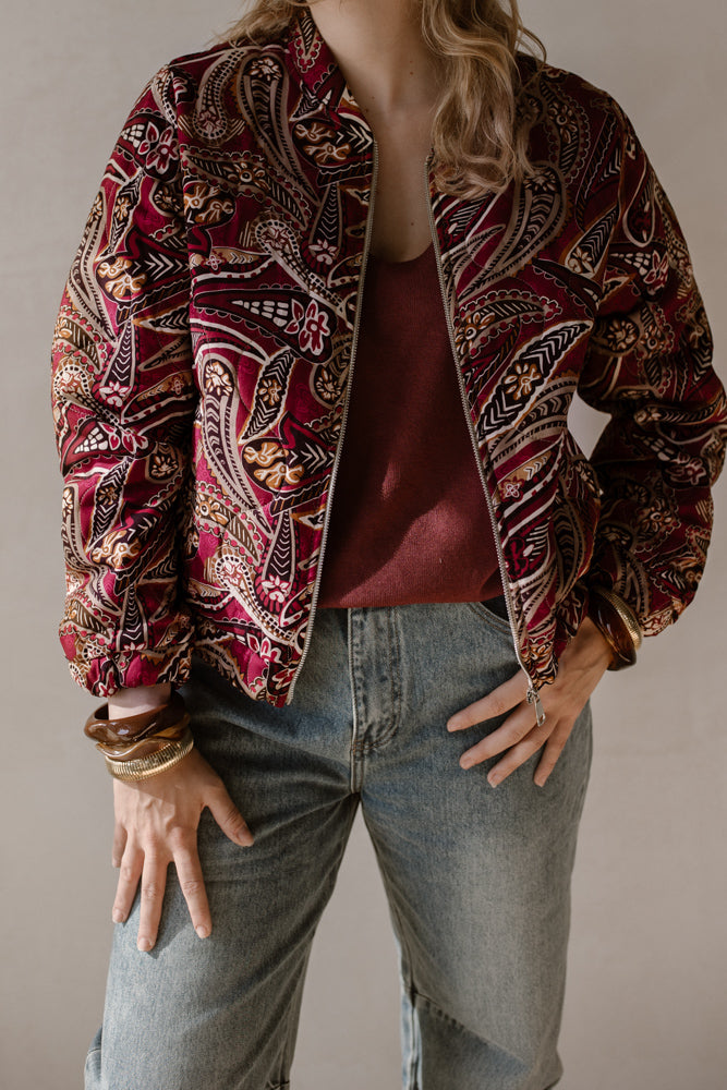 Jacke Jill Warm Bordeaux
