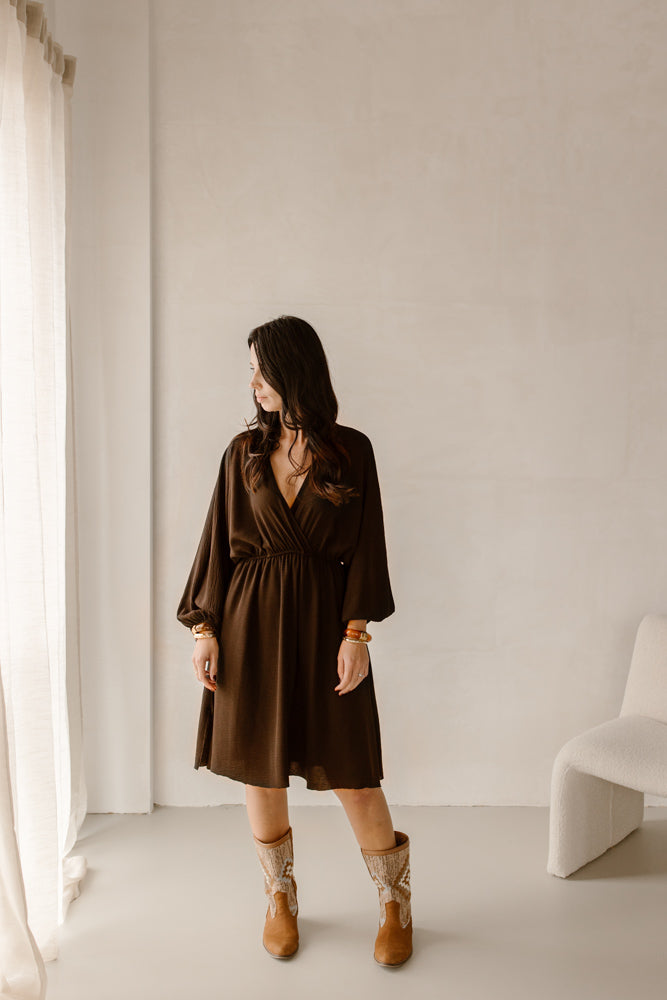 Kleid Pippa braun