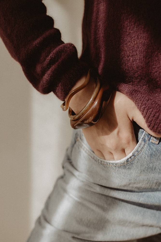 Armband Set Brown Bangels