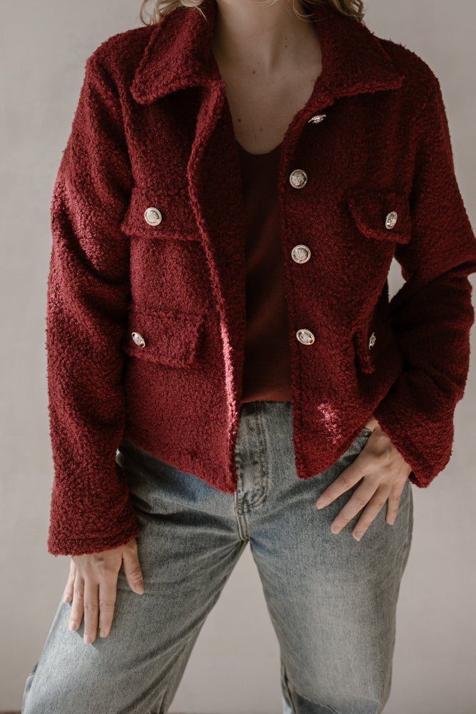 Veste Lola Bordeaux
