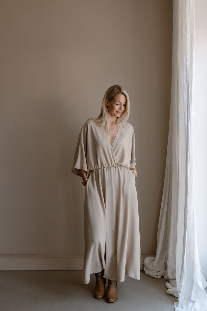 Jurk Puck Taupe