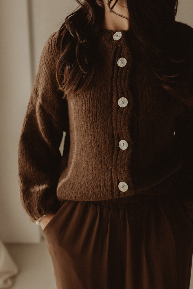 Cardigan Juul Dark Brown