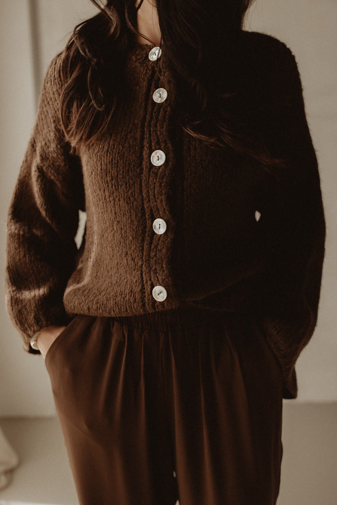 Cardigan Juul Dark Brown