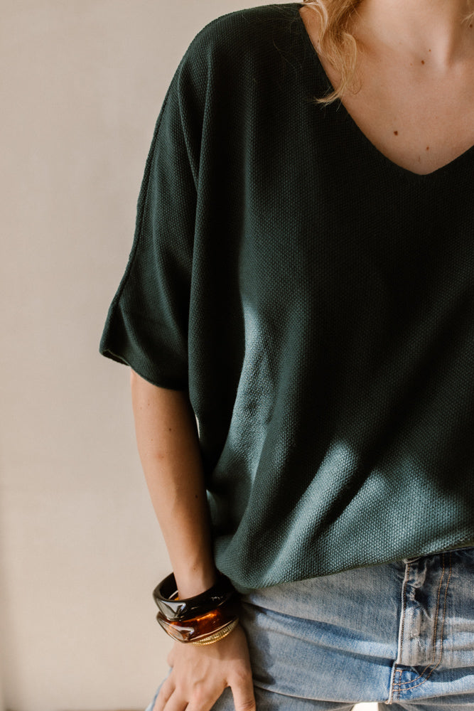 Pull Noor Petrol/Vert