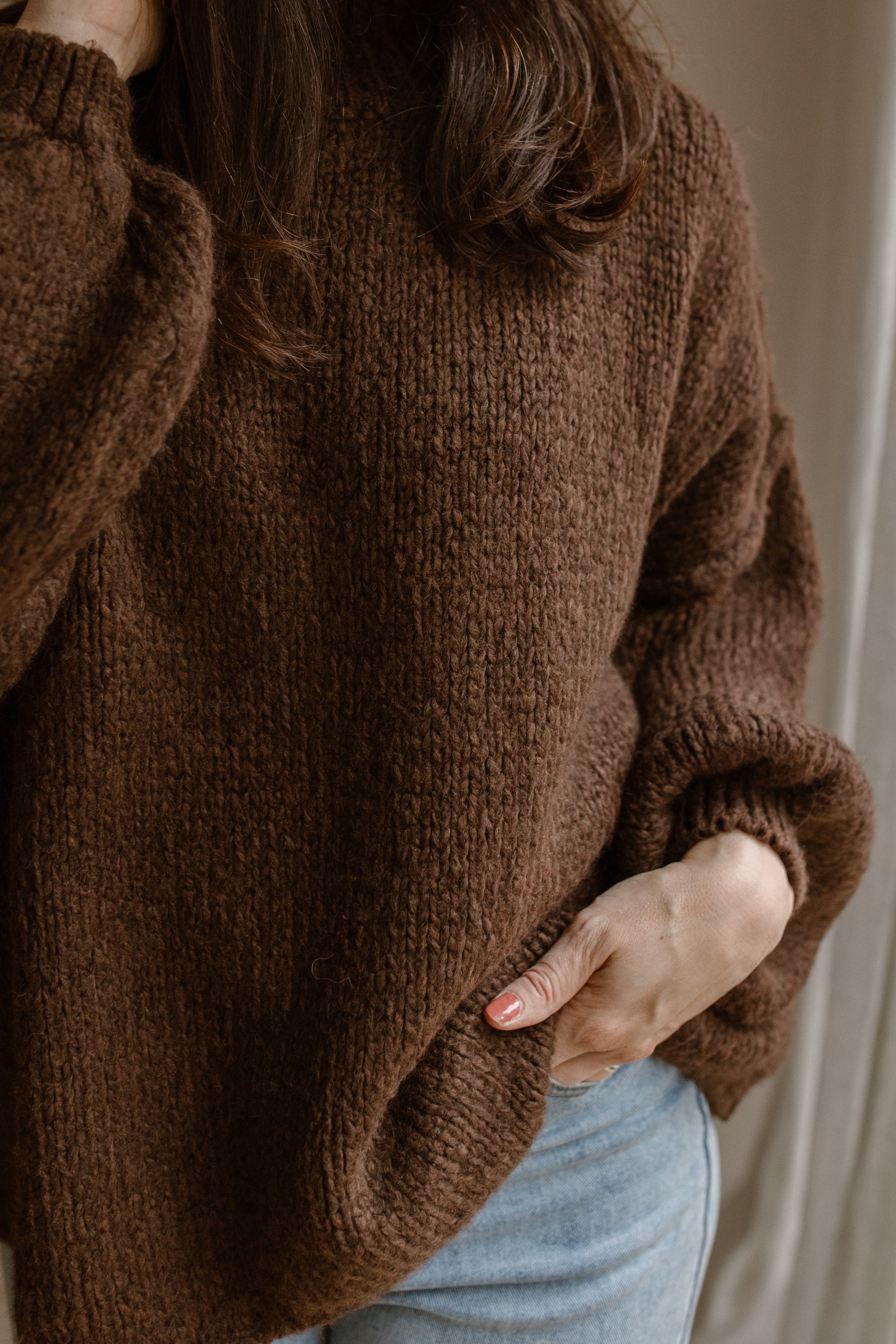 Sweater moon brown