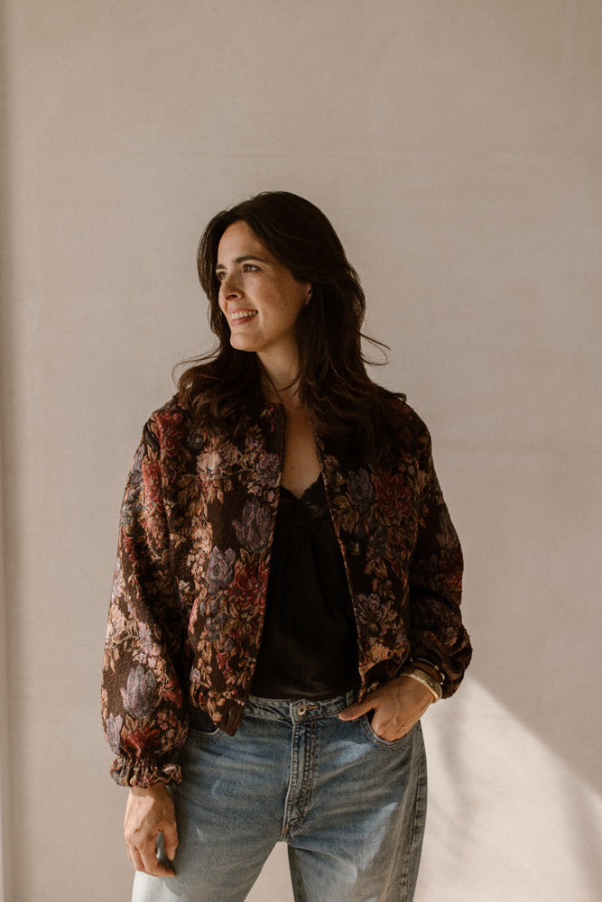 Veste Sera Bordeaux