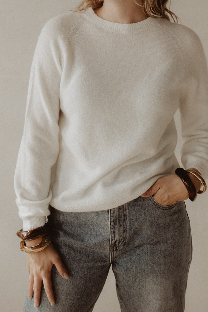 Pullover James off white