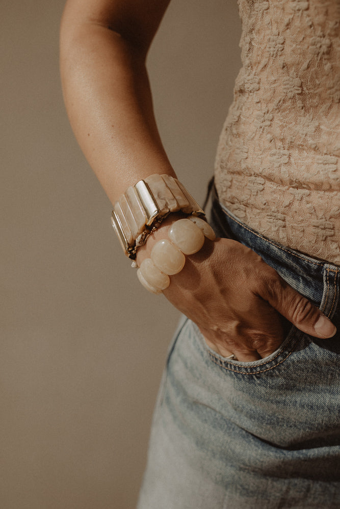 Armband Meave Warm Beige