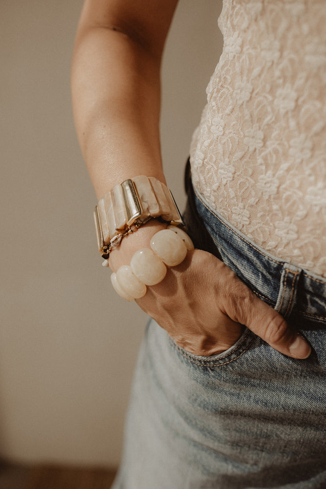 Armband Meave Warm Beige