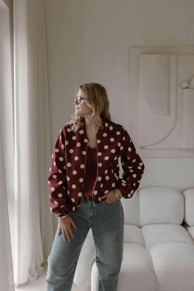 Jasje Dot bordeaux
