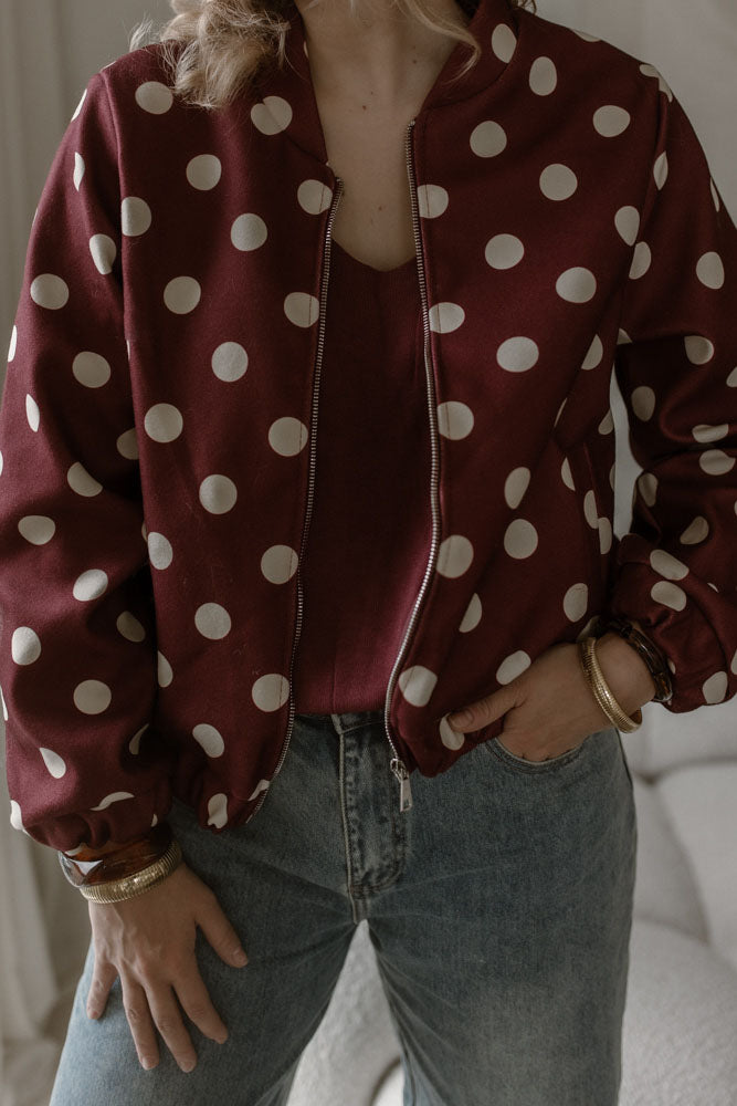 Jasje Dot bordeaux