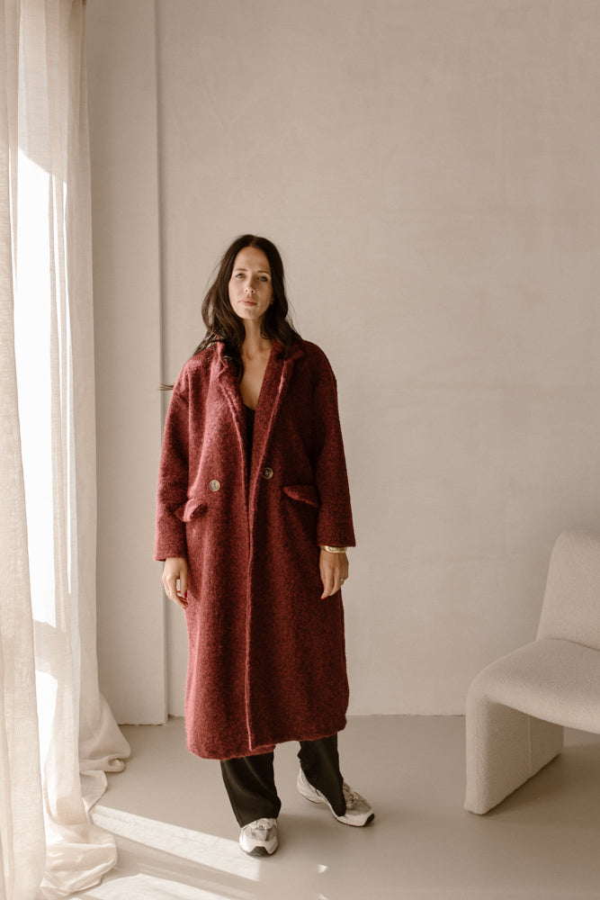 Vest/Jas Keet Bordeaux